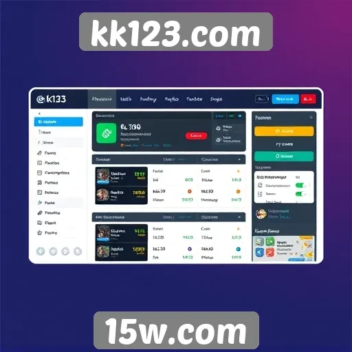 Avaliação da interface de usuário do kk123.com